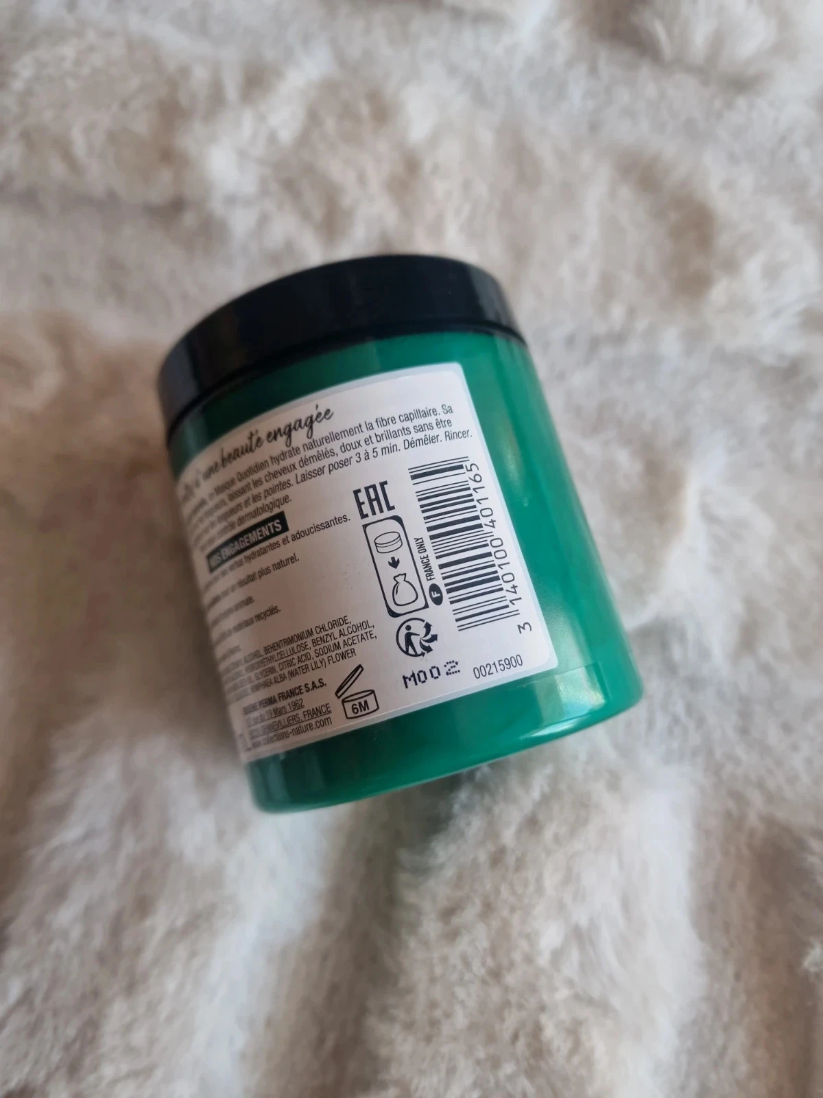 Masque Hydratant Quotidien Collections Nature – Eugène Perma Professionnel – 250 ml – photo 4